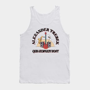 Alexander Trebek Host Jeopardy T shirt Tank Top